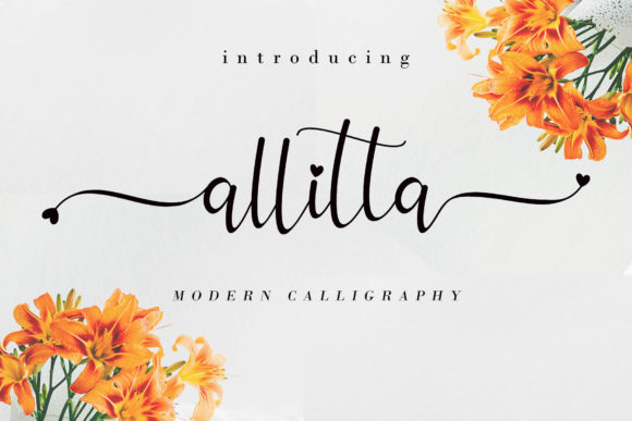 Allitta: Elevate Your Design with Elegant Handwritten Typography