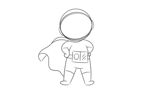 Astronaut Superhero Cape: A Design Asset for Creative Projects