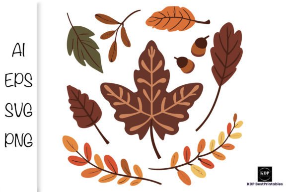 Autumn Leaf Fall Element V1: Elevate Your Seasonal Designs