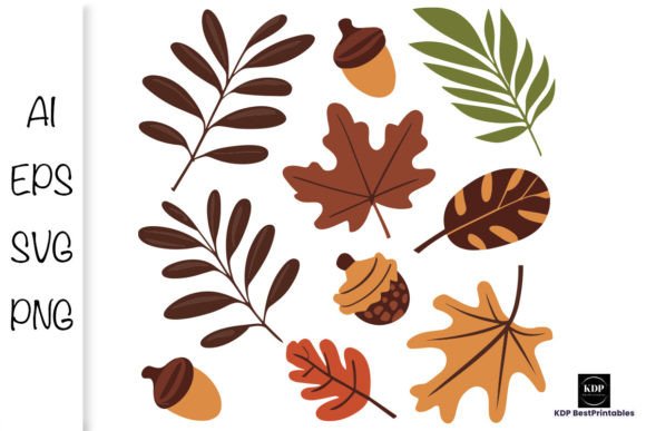 Autumn Leaf Fall Element V2: A Professional Design Asset
