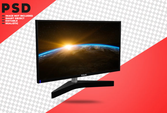 Computer Monitor Mockup: Elevate Your Digital Portfolio