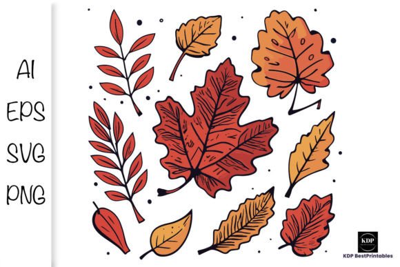 Elevate Your Designs with Autumn Leaf Fall Element V3