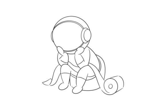 Exploring the Astronaut is Defecating Illustration
