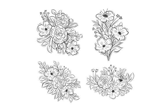 Floral Bouquets Elements Collection: Elevate Your Design Projects