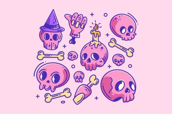 Hand Drawn Skull Collection: Unlock Bold Visual Design