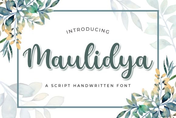 Maulidya: An Elegant Script Font for Charming Designs