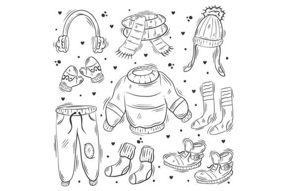 Winter Doodles: Elevate Your Design with Hand-Drawn Charm